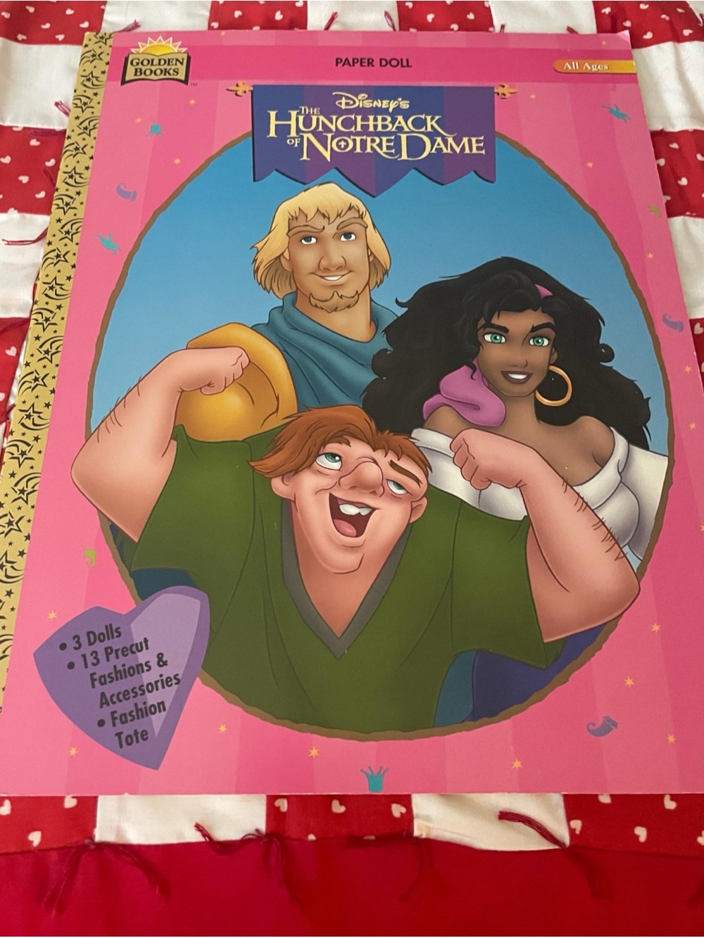 Disney’s The Hunchback of Notre Dame Paper Doll Book Uncut 1996